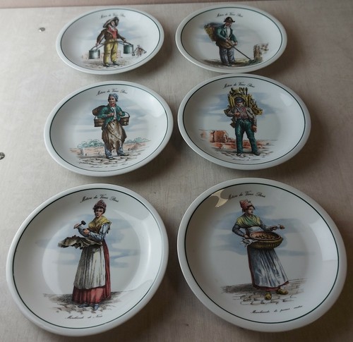Lot petites assiettes - de, 6