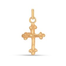 Pendentif croix sacrée en or