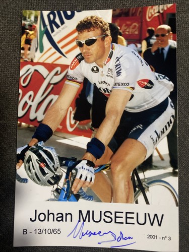 Carte postale cyclisme johan - postale,