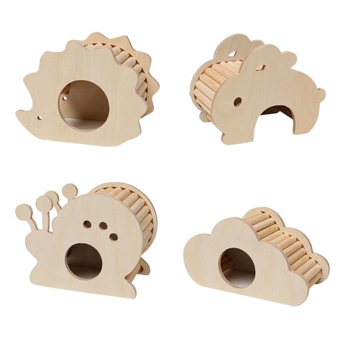 Maison bois pour hamster - bois,