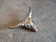 Ancienne broche tête / crâne