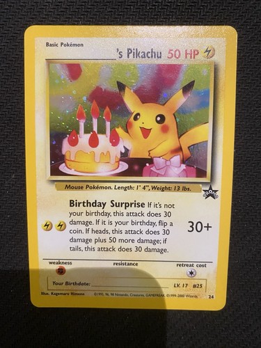Pokemon card pikachu - pokemon,