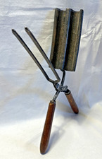 ancien fer a friser outil de metier coiffure 