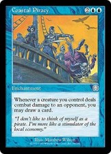 Magic MTG - Coastal Piracy - Masques de Mercadia - PLAYED - EN