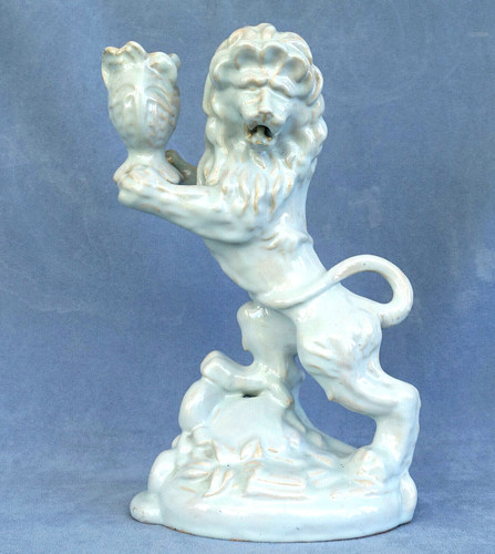 Bougeoir lion héraldique - héraldique, au