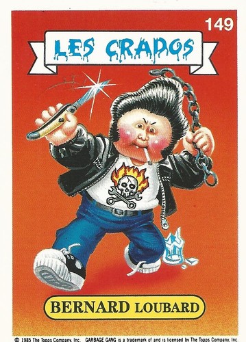 Carte les crados bernard - "les,