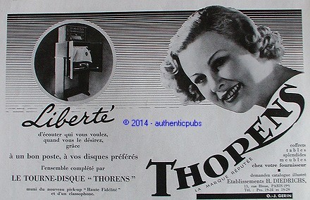 Publicite thorens tourne - publicite,