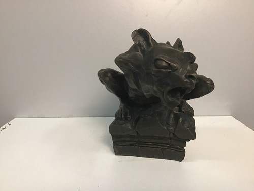 Sculpture gargouille chauve - gargouille,