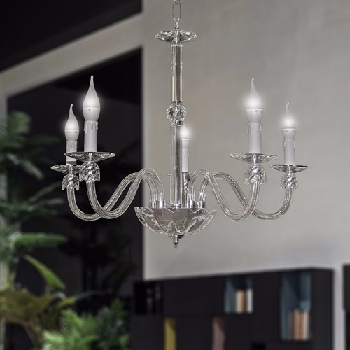 Lustre cristal moderne - lustre,