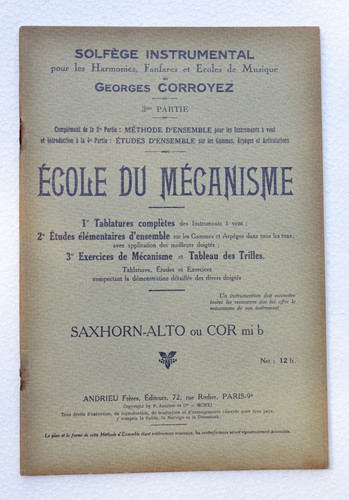 Ancienne ecole mécanisme - du,