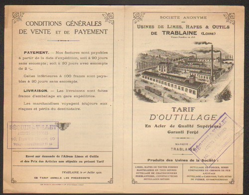 Trablaine usine de - la, (42)
