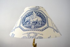 Abat-jour toile de Jouy, Diane chasseresse