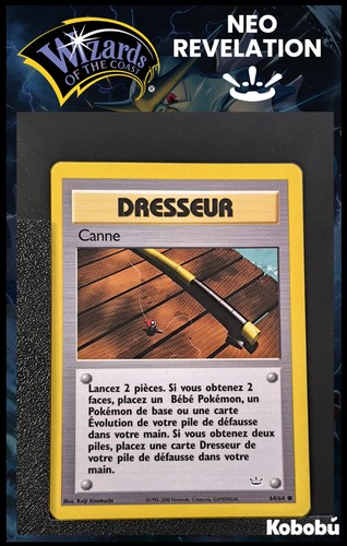 Carte pokémon canne - carte, 64/64