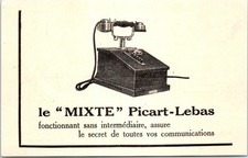 PUBLICITE - Telephone le MIXTE PICART LEBAS