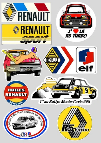 Stickers vinyle renault 5 - stickers,