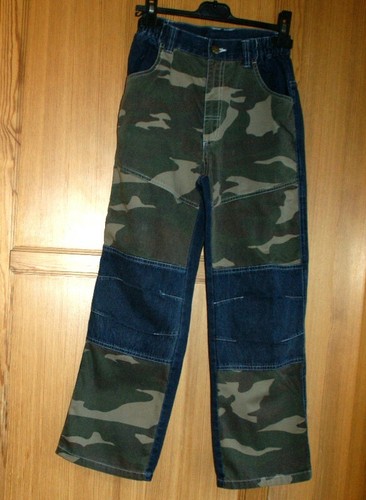 Pantalon jean camouflage - pantalon,
