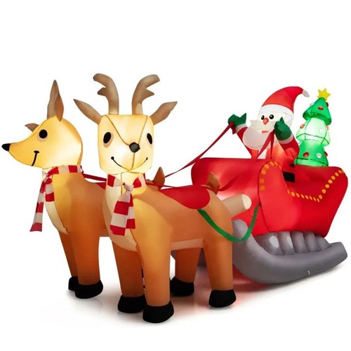 Père noël led - père, avec