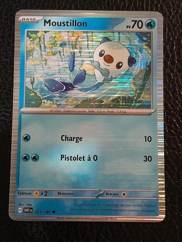 Carte pokémon moustillon - carte,