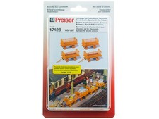 PREISER Remorques de chariot électrique époque IV - HO 1/87 - PREISER 17128