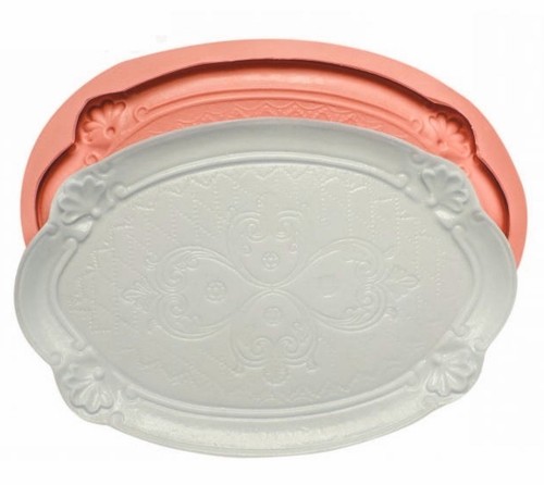 Moule silicone plateau ovale - moule,