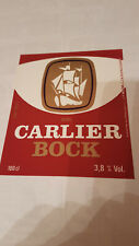 Etiquette bière BOCK Brie CARLIER N°2