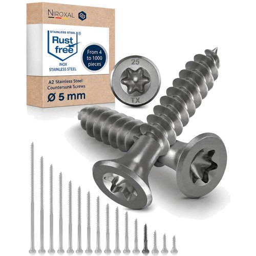 Vis bois inox - , tête
