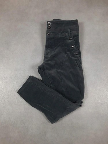 Pantalon velours côtelé gris - velours,