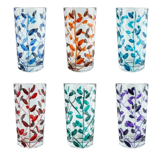 Ensemble six murano verre - de,