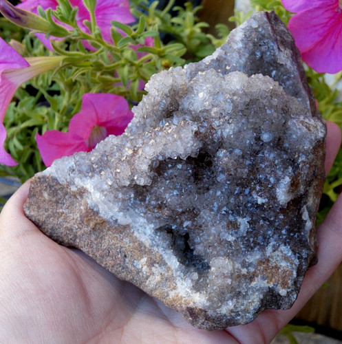 Quartz druse scintillante puy - druse,