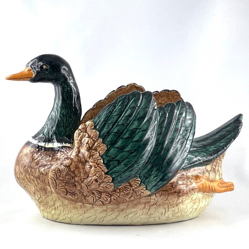Canard barbotine céramique - canard,
