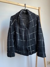 Blazer à carreaux en laine