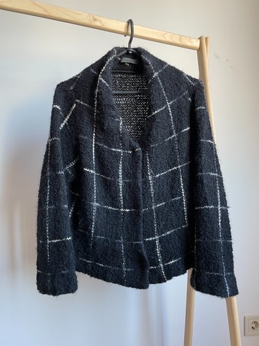 Blazer carreaux laine - blazer, à