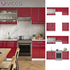 Cuisine intégrée Fame-Line, bloc cuisine, 200 cm, façades ultra-brillantes Vicco