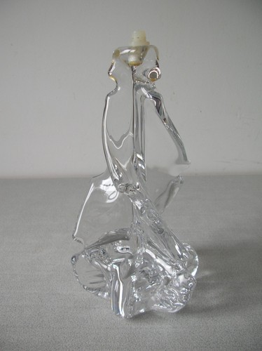 Ancien pied lampe - de, verre