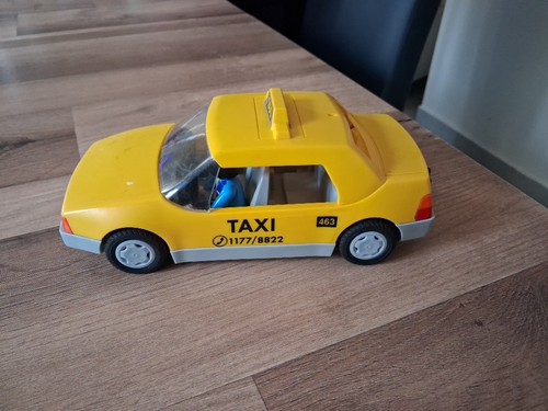 Playmobil voiture taxi - taxi, jaune