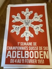 Affiche Adelboden Ski Sports