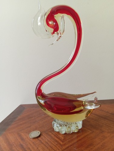Cygne ancien verre de - verre,