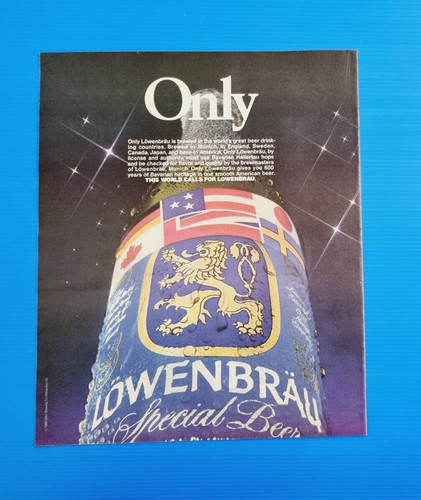 Lowenbrau publicité vintage - lowenbrau,