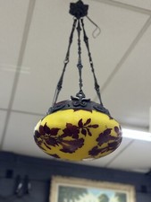 Lustre Pâte De Verre Gallé