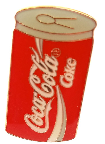 Pin coca - coca, canette