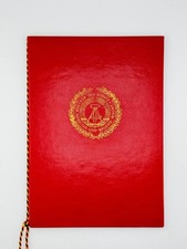 Médaille certificat RDA NVA