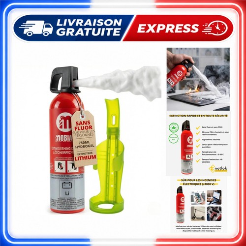 Extincteur lithium 750ml sans - extincteur,