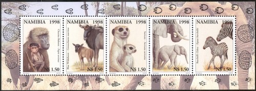 Namibia 1998 mnh wild - namibia, mnh**wild