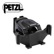 Plaque Petzl et adaptateur pour monter la lampe frontale Petzl sur le vélo