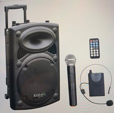 Enceinte Sono Ibiza PORT12VHF-BT 350Watts RMS / 700Watts max USB Bluetooth VHF