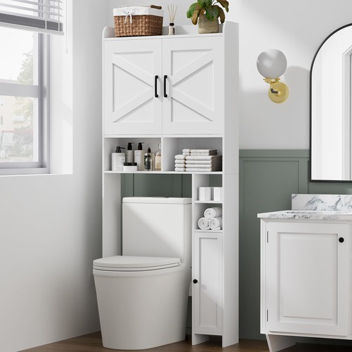 Wooden over toilet storage - wooden,