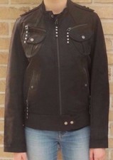 Blouson femme Marron effet