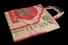 Sac hippie Cabas en Toile de Jute à riz 100 % Recyclé- Artisanat du Nepal 3870