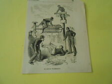 Gravure 19èm - Le Jeu du