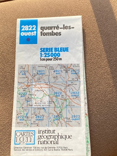 Carte ign série bleue - ign,